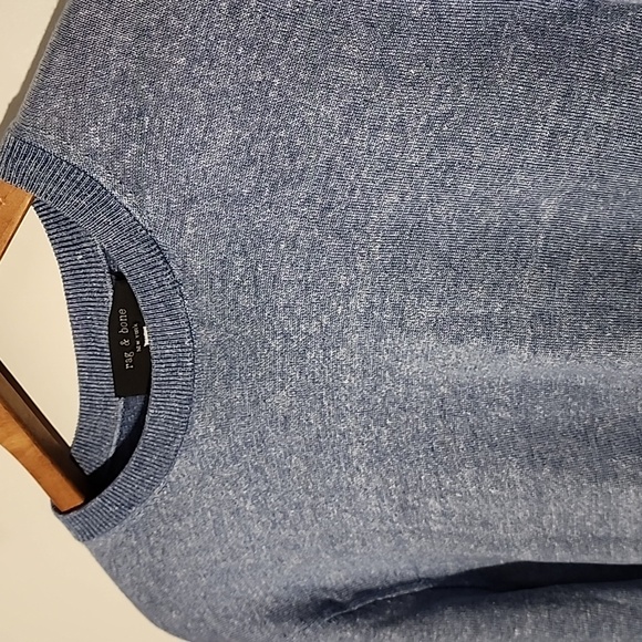 rag & bone Small Extra Fine Wool and Linen Blend Crewneck Sweater Perfect Cond. - Picture 2 of 8